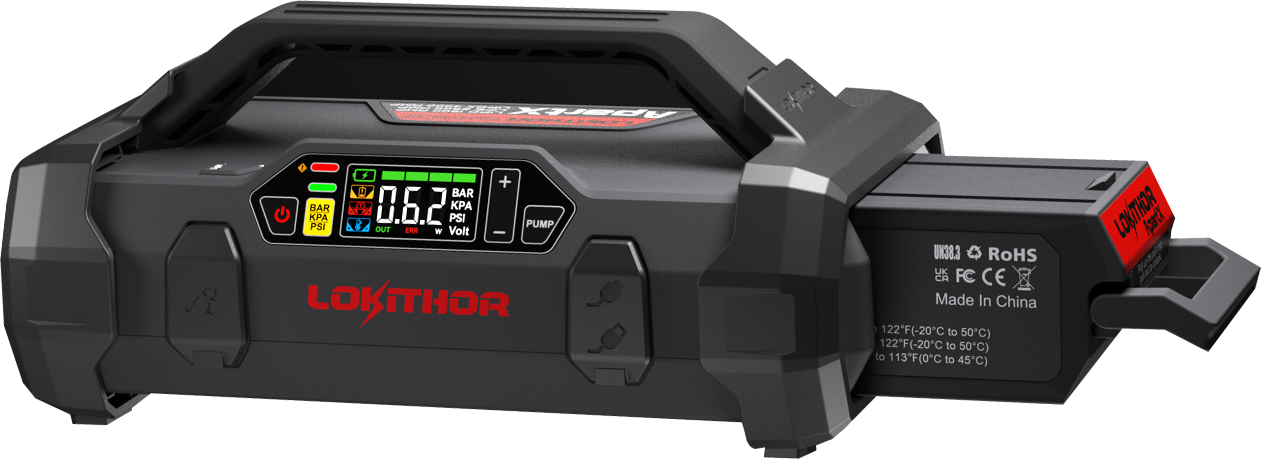 Lokithor ApartX Series User-Replaceable Battery Jump Starter