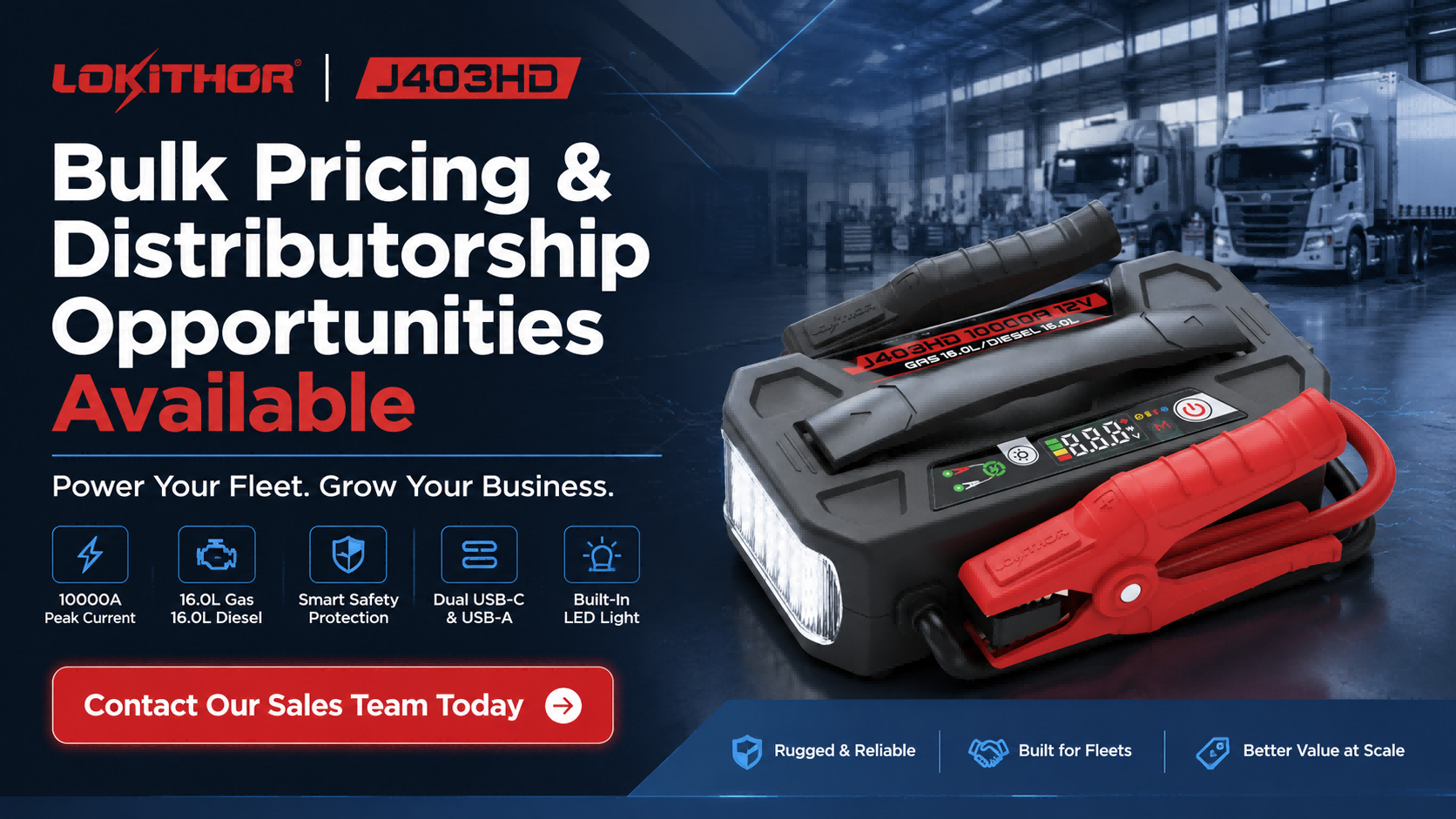 LOKITHOR J403HD Designed Specifically for Distributors